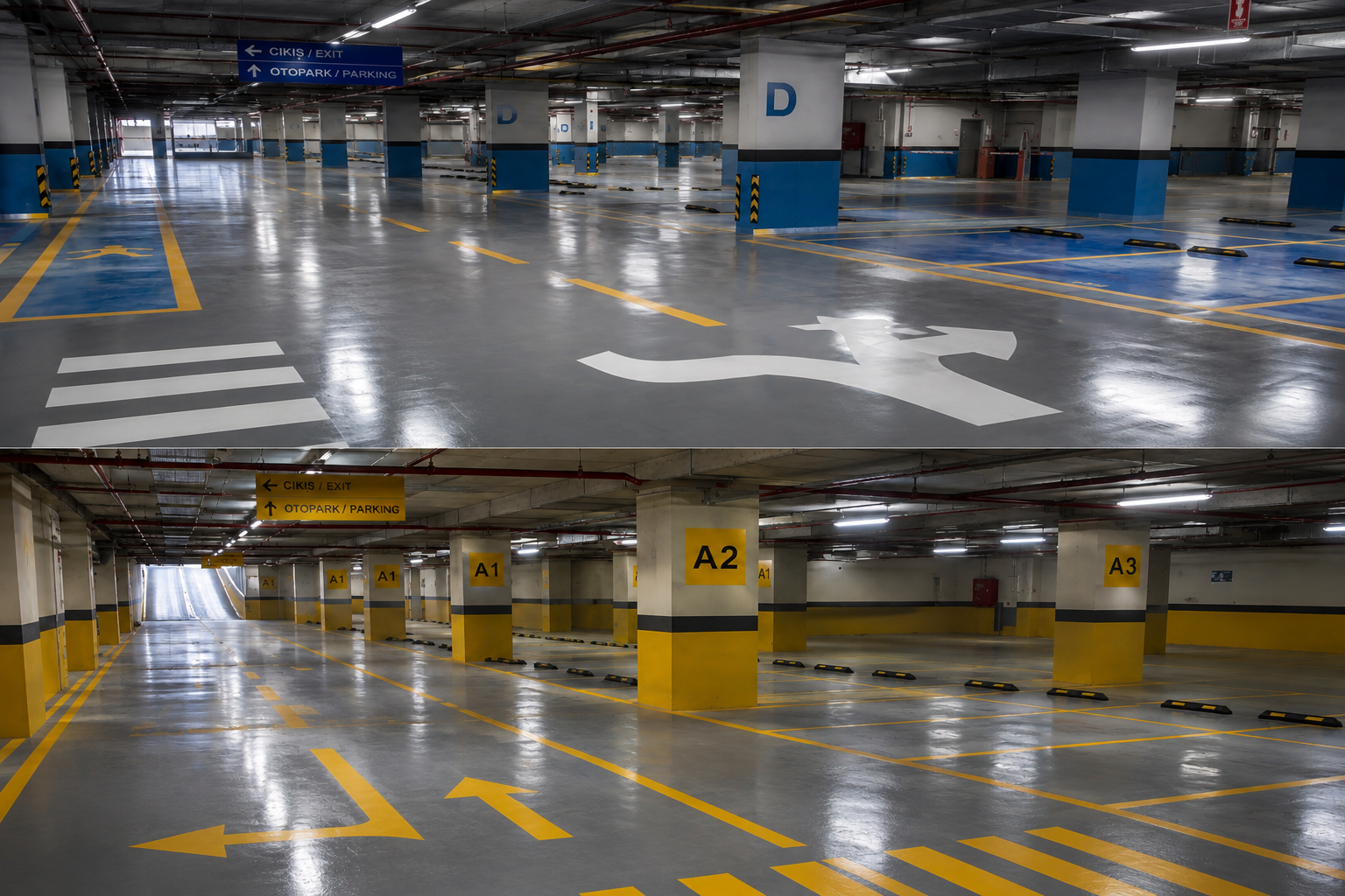 Otopark Boyası ve Epoksi Zemin Uygulamaları